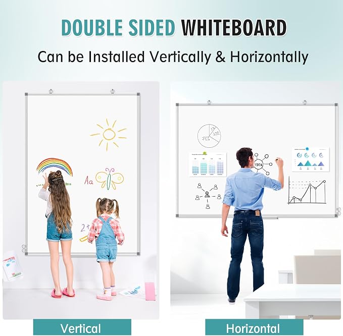 Large Whiteboard Dry Erase Board — view 2