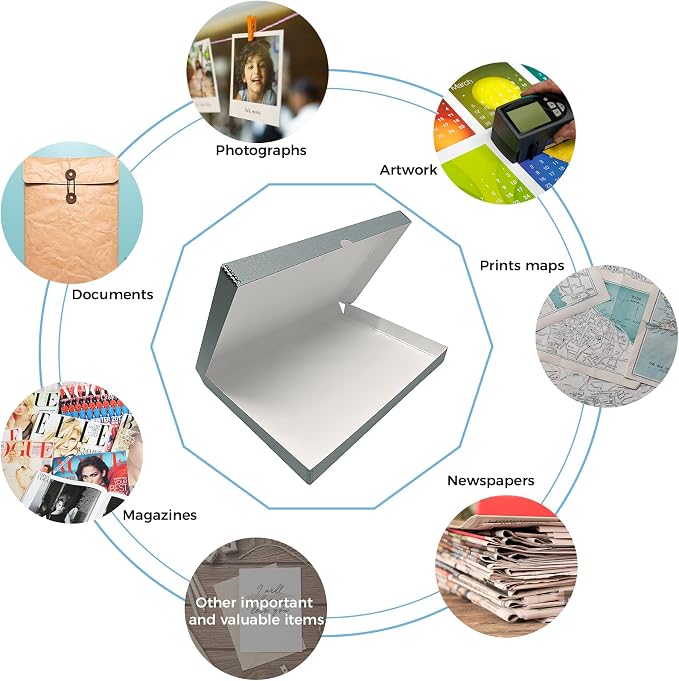 Lineco Folio Storage Box, Clamshell Design — view 6