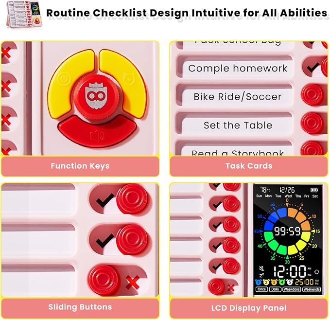ADHD Tool for Kids, 5-in-1 Visual Timer — view 7