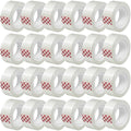 Turxayox 24 Rolls Transparent Tape Refills, 3/4 x 800 Inches, Glossy Gift