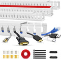 Cable Duct Management Raceway Kit, 62.8" Server Rack Cable Management, Cable