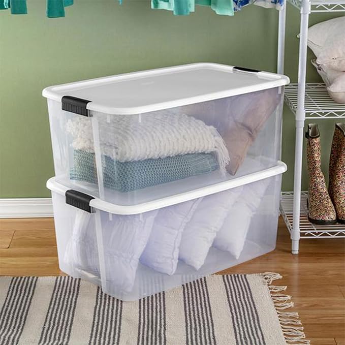 Sterilite 4-Pack Ultra Latching Box, Storage Bins — view 4