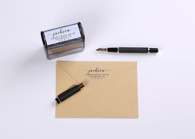 LOMENTICSCustom Self Inking Return Address Stamp, Make Return Addressing Easy — view 8