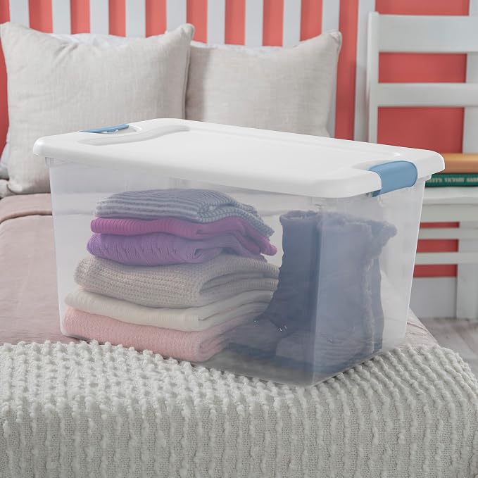 Sterilite 18-Pack Latching Box, Under Bed Storage Bins — view 5