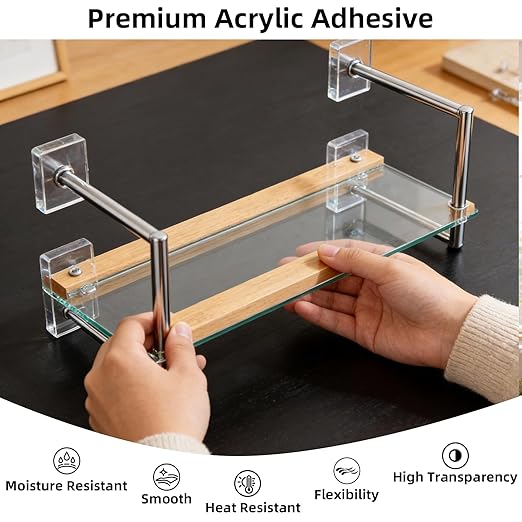 Made of 3M Double Sided Tape 300LSE 2" x 36Ft Clear Heavy Duty Adhesive Tape — view 4