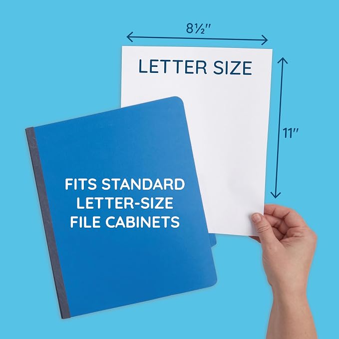 10 Blue Classification Folders — view 3