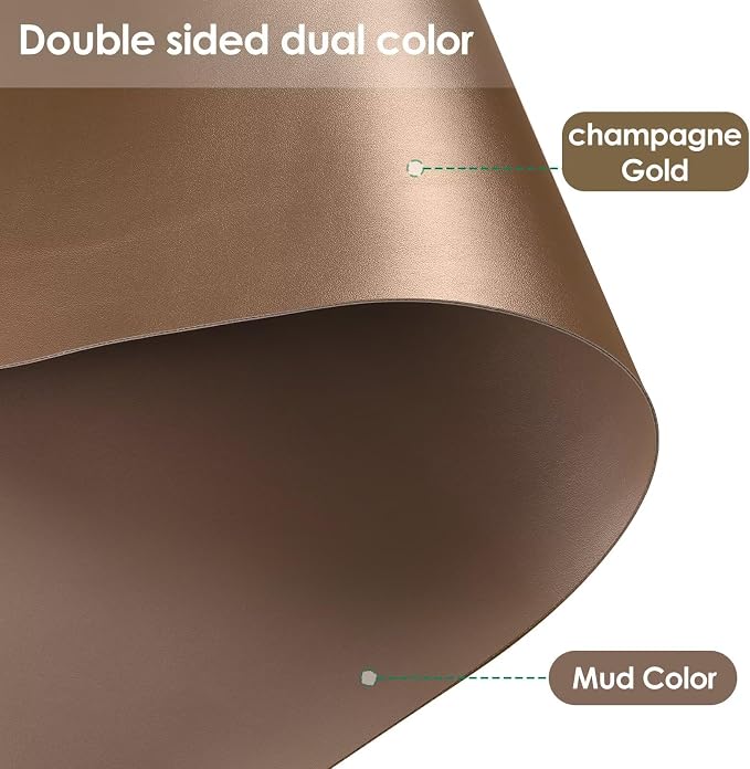 Zinkooat Leather Table Cover, 1.8mm Thick, 17x60 Inch Desk Cover, Dresser Cover — view 2
