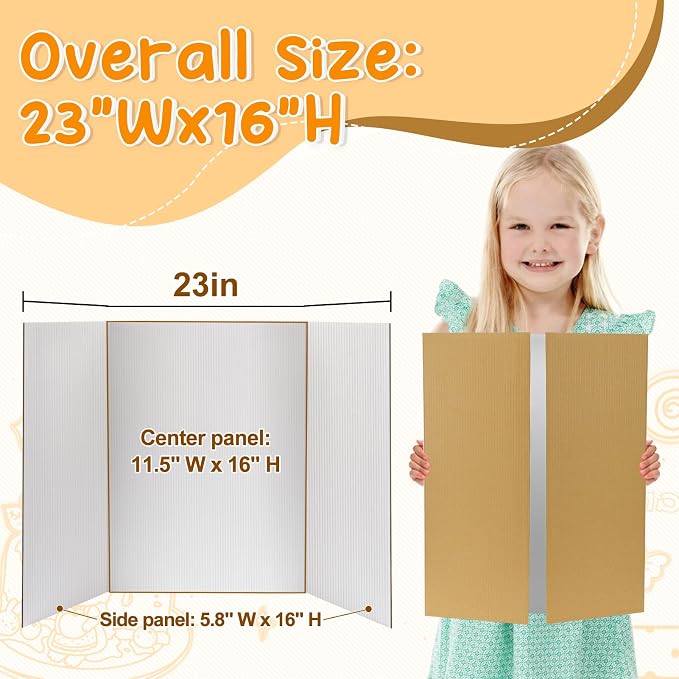 8 PCS Trifold Poster Board — view 4