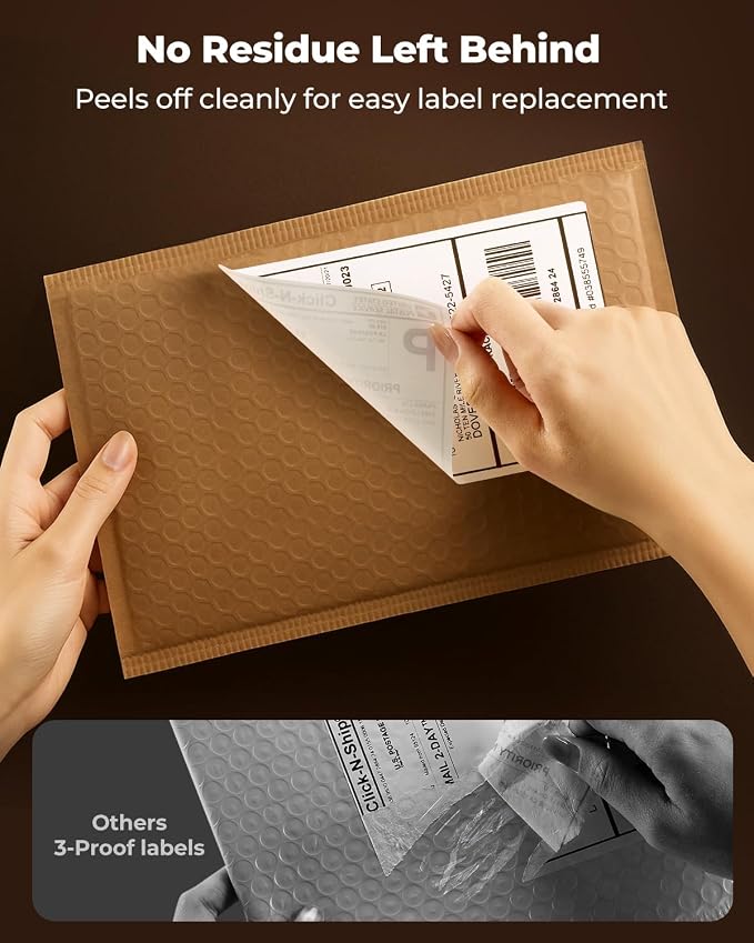 MUNBYN 4"x6" Direct Thermal Shipping Labels, Durable Waterproof, Scratch-Proof — view 7