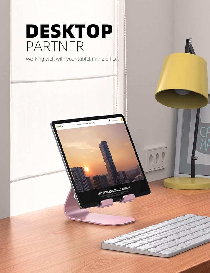 Lamicall Tablet Stand, Adjustable Tablet Holder — view 3