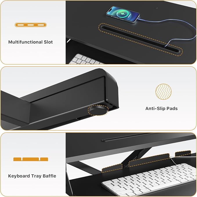 JOY worker Standing Desk Converter, Desktop Workstation Riser — view 6