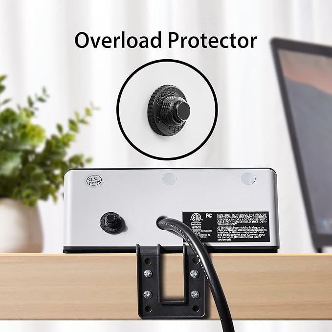 Desk Edge Mount Power Strips — view 3
