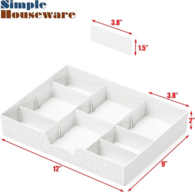 Simple Houseware Drawer Organizer Tray — view 7