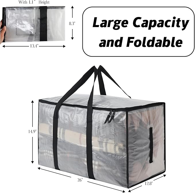 PWRSC Heavy Duty 93L Stackable Storage Bins — view 3