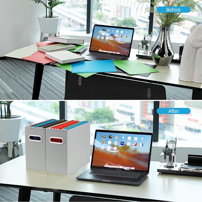 Oterri Cardboard File Organizer Box — view 3