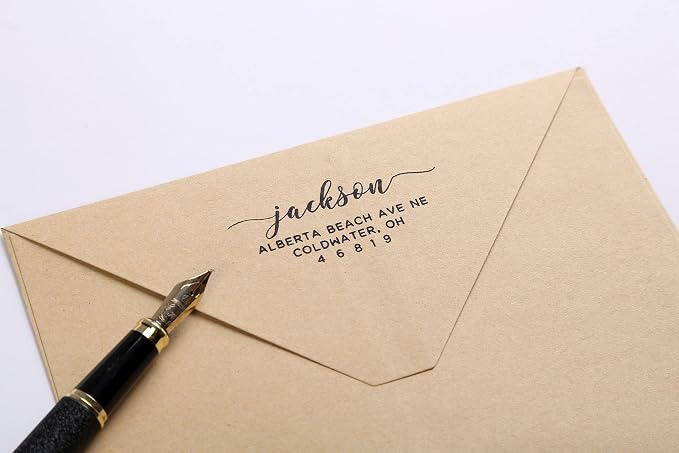 LOMENTICSCustom Self Inking Return Address Stamp, Make Return Addressing Easy — view 9