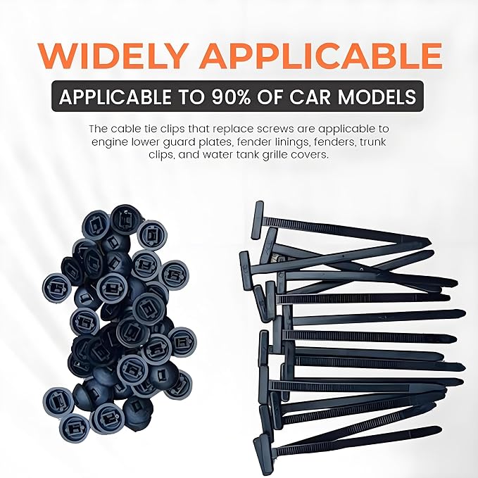 200 Pcs Nylon Universal Cable Tie Buckle — view 4