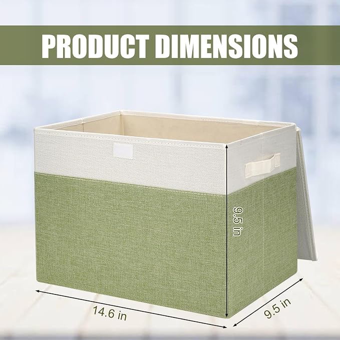 Large 17" 42 Quarts Collapsible Stackable Storage Bins — view 2