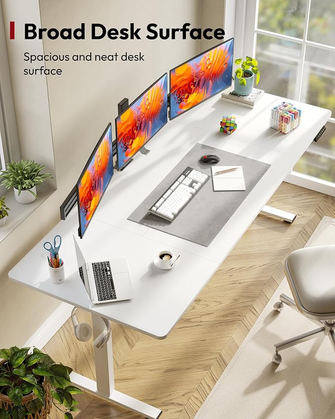 SANODESK Electric Standing Desk 79 x 32 Inches Height Adjustable Stand Up — view 5