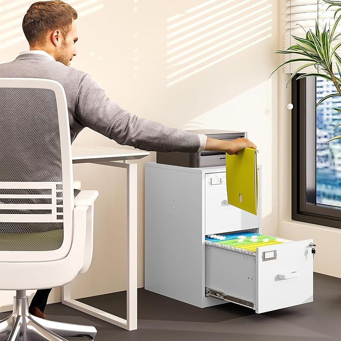 BYNSOE 2 Drawer File Cabinet — view 2