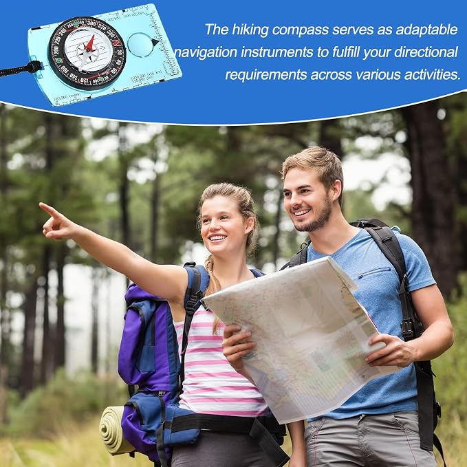 PATIKIL Orienteering Compass, Navigation Backpacking Compasses — view 6