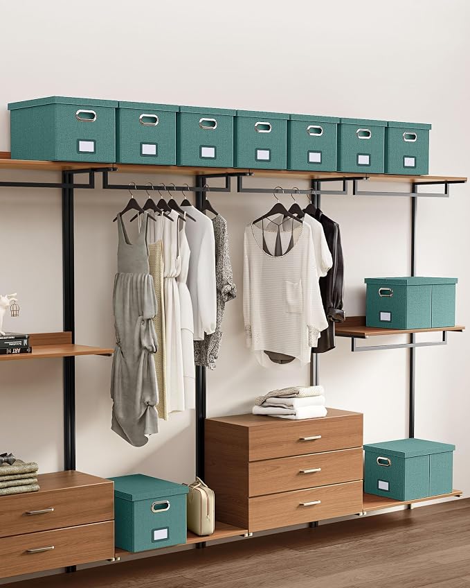 Oterri File Organizer with Lid, File Box, File Cabinet — view 7
