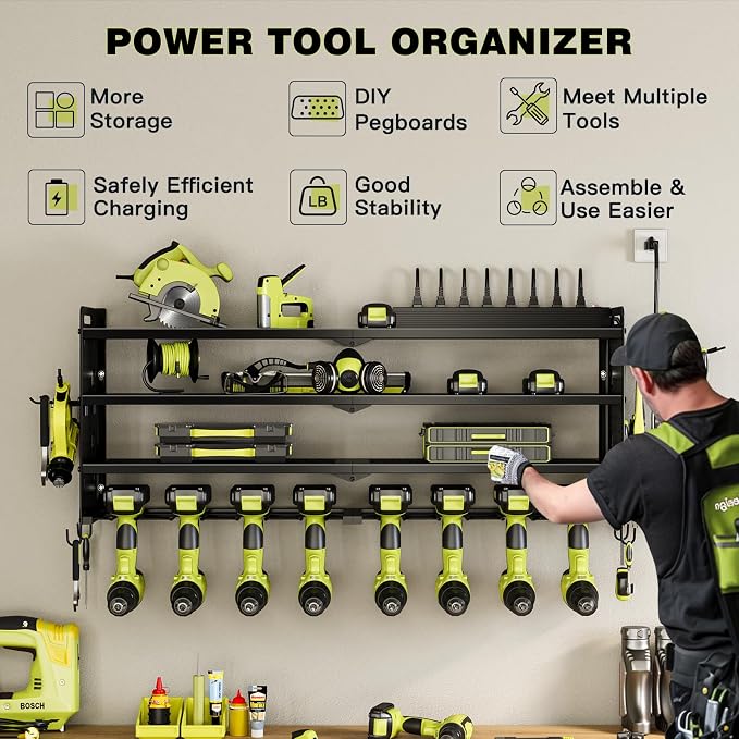 NattyDot Power Tool Organizer Wall Mount — view 2