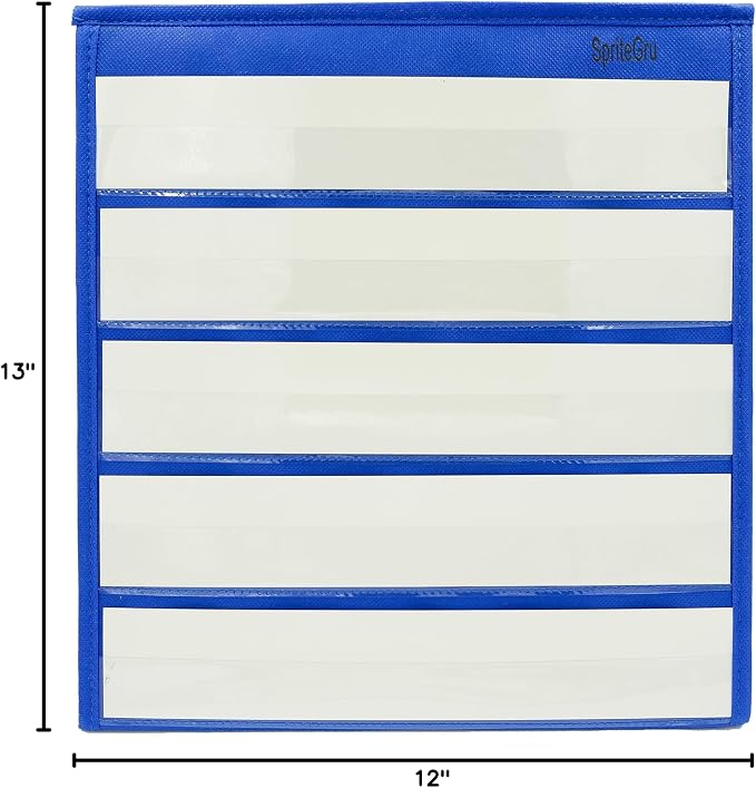 Blue Tabletop Desktop Pocket Chart — view 5