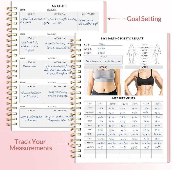Fitness Journal Workout Planner — view 3