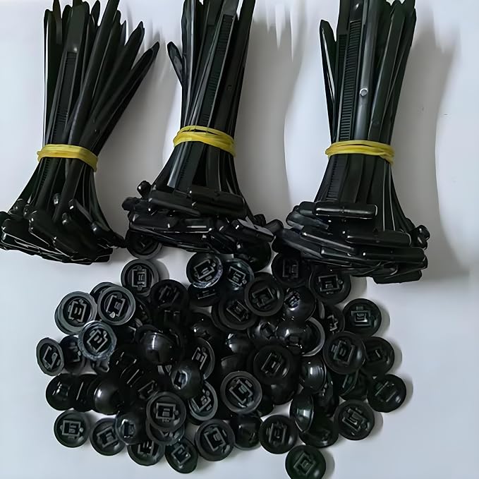 200 Pcs Nylon Universal Cable Tie Buckle — view 8