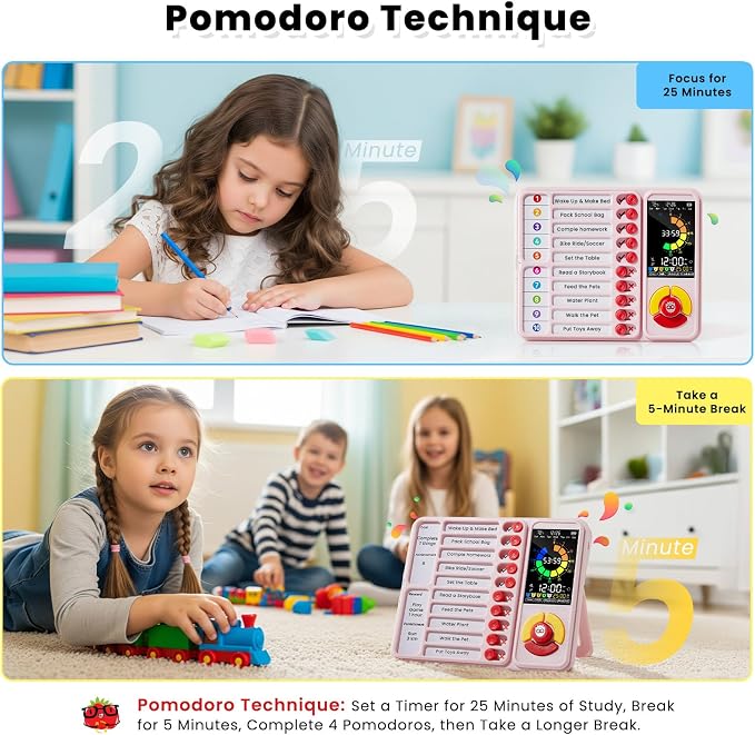 ADHD Tool for Kids, 5-in-1 Visual Timer — view 3