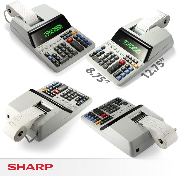 Sharp EL-1197PIII Heavy Duty Color Printing Calculator — view 7