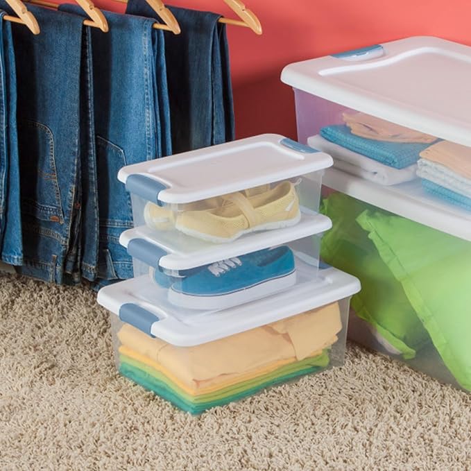 Sterilite 48-Pack Latching Box, Under Bed Storage Bins — view 5