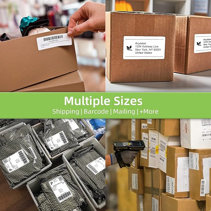 Compatible 2-1/4" x 4" Direct Thermal Labels Replacement — view 7