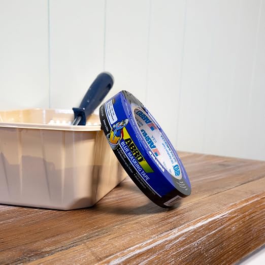 ABRO Blue Painters Tape 1 Inch Wide, 24mm x 55M, All Purpose Blue Tape — view 2