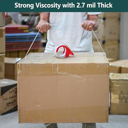 AUSTARK 6 Rolls Clear Packing Tape — view 5