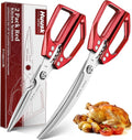 HUUSK Kitchen Scissors Set Red