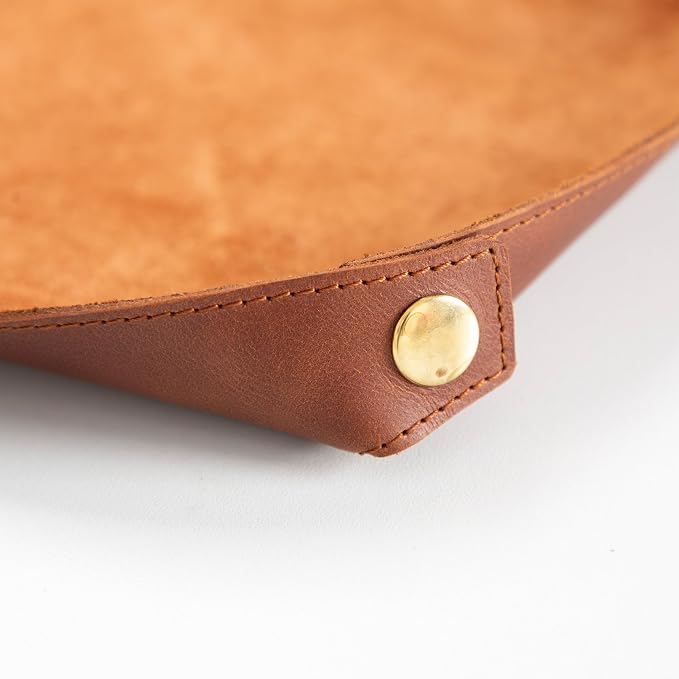 Node Leather - Genuine Leather Desk Mat, Desk Organizer & Cup Coaster - Leather — view 5