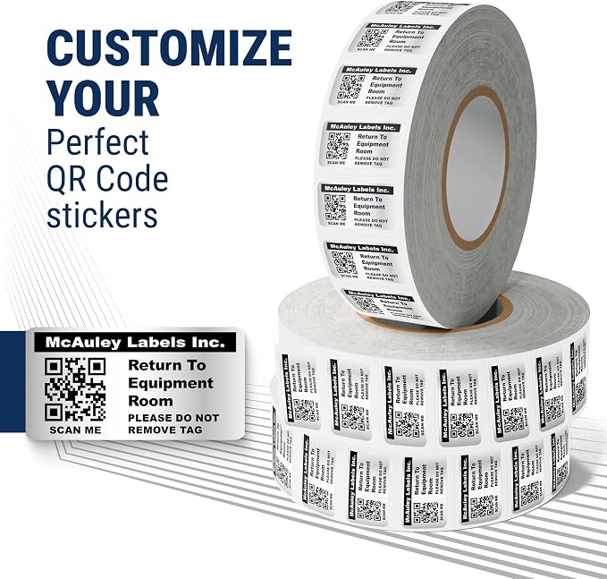 McAuley Labels Custom QR Code Stickers — view 3