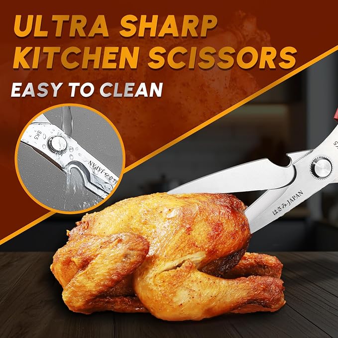 HUUSK Kitchen Scissors Set Red — view 2