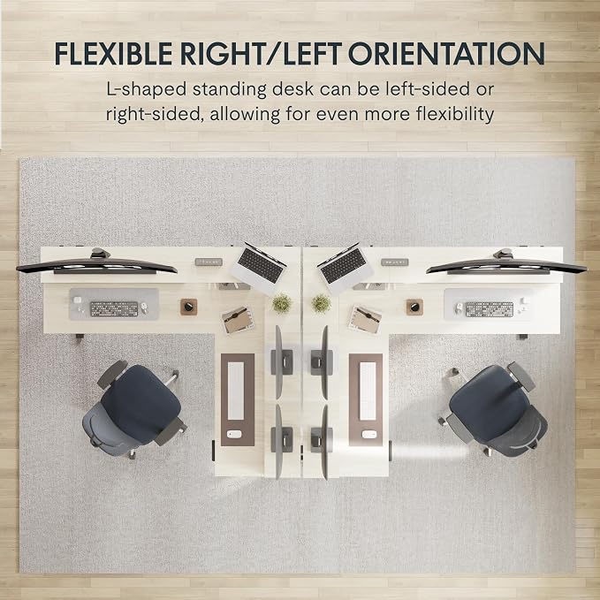 FLEXISPOT 63" L Shaped Standing Desk — view 4