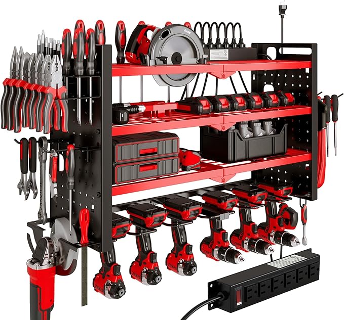 NattyDot Power Tool Organizer Wall Mount