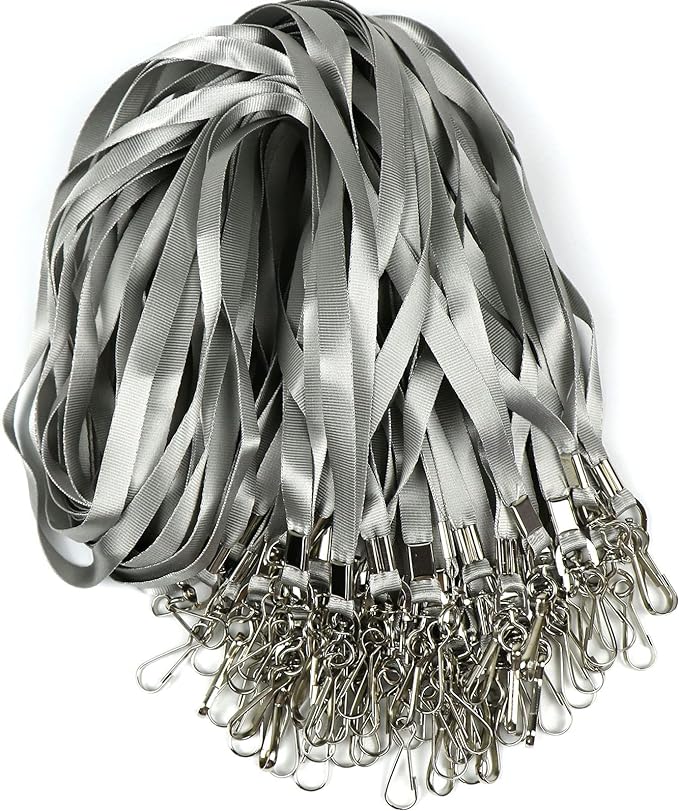 Beebel Grey Lanyard Bulk Lanyards