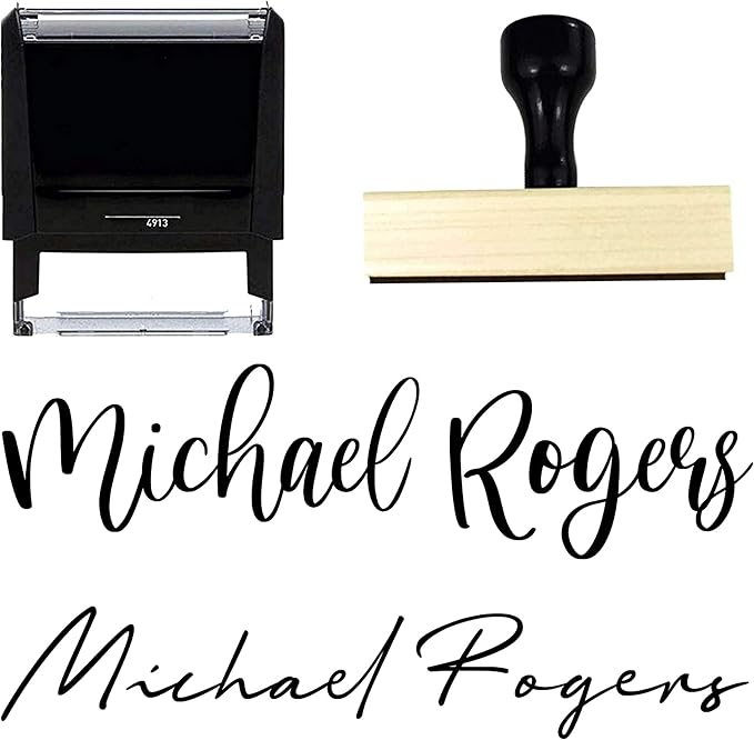 Custom Name Signature Stamp