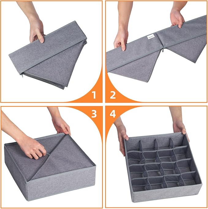 Criusia 6 Pack Large Drawer Organizer — view 7