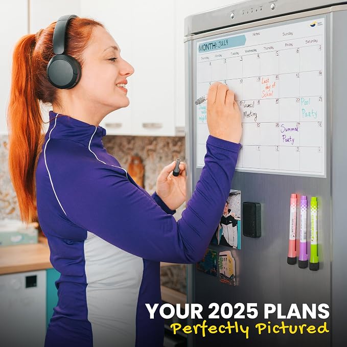 Monthly Magnetic Calendar for Refrigerator — view 9
