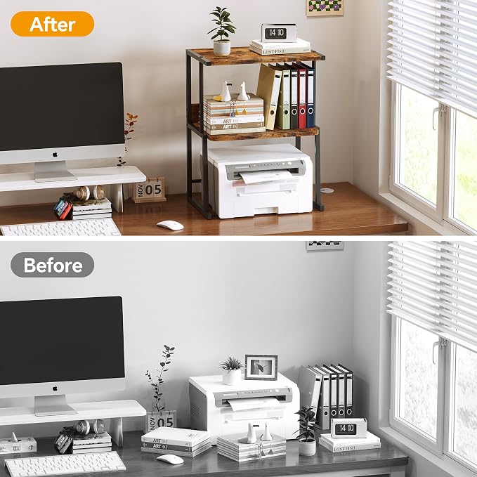 Homeiju Printer Stand for Desk — view 3