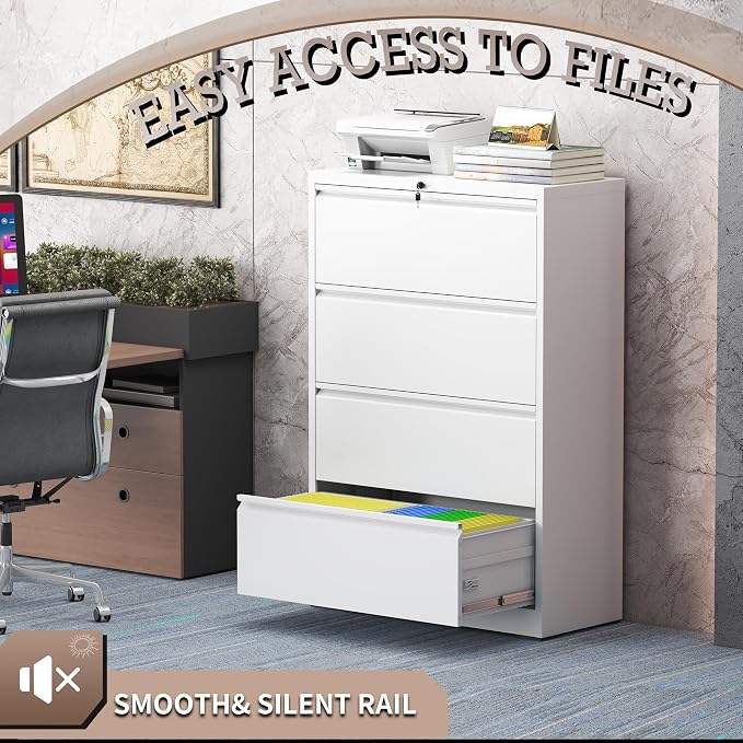 mysteeldepot 4 Drawer Lateral File Cabinet — view 6
