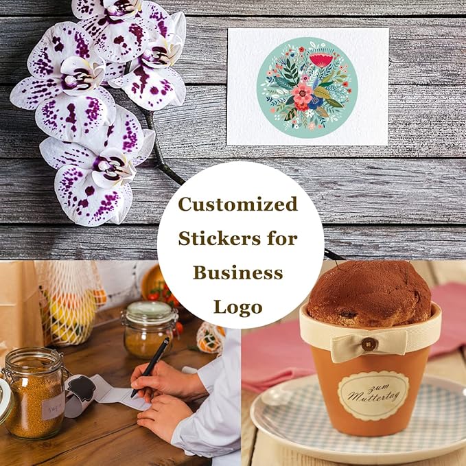 100-500 Pcs Custom Stickers Personalized Stickers Customized Labels — view 5