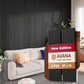 Avana Acoustic Wood Wall Panels – 47.2 X 12.6 Inch Black Oak Acoustic Panels 2